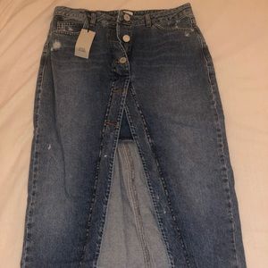 *Brand New* Denim midi skirt